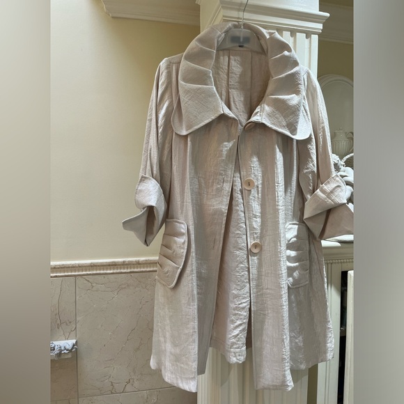 Pearl Pea coat, vintage, size M - Picture 3 of 5